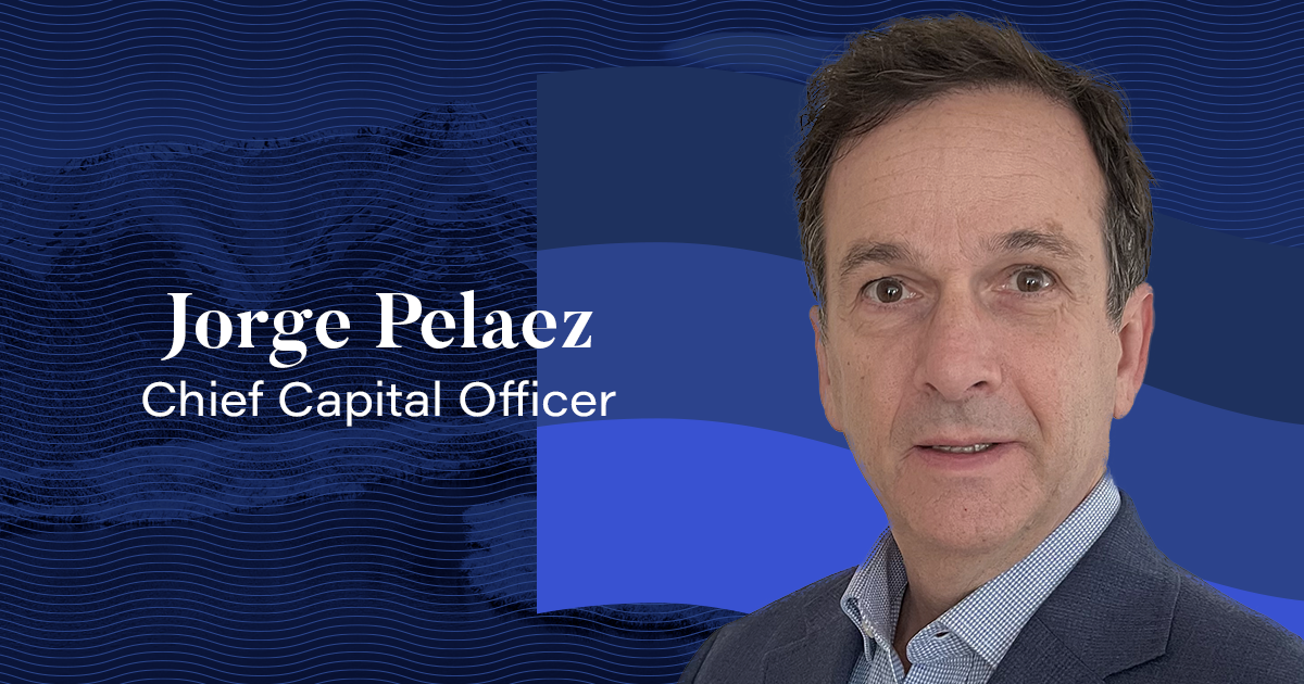 Jorge Pelaez, Chief Capital Officer